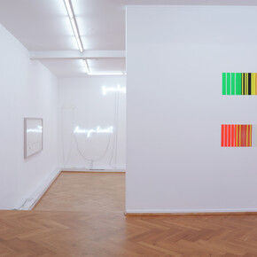 Verschiedene künstler, The lines between, ausstellungsansicht. Mit freundlicher genehmigung von Bernhard Knaus Fine Art