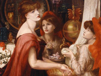 La Bella Mano, 1875. Dante Gabriel Rossetti (1828–1882). Oil on canvas, 62 × 46 inches. Delaware Art Museum, Samuel and Mary R. Bancroft Memorial, 1935.
