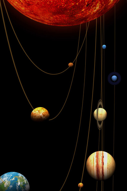Kepler comenzó trabajando con el modelo tradicional del cosmos, planteando trayectorias excéntricas y movimientos en epiciclos, pero encontró que los datos de las observaciones lo situaban fuera del esquema que había establecido Copérnico