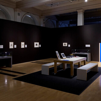 Rembrandt: masterpieces in black, exhibition view. Courtesy of Birmingham Museum