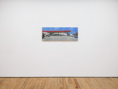 Nasir Young, Nowhere/Everywhere, exhibition view. Courtesy of Uffner & Liu Gallery