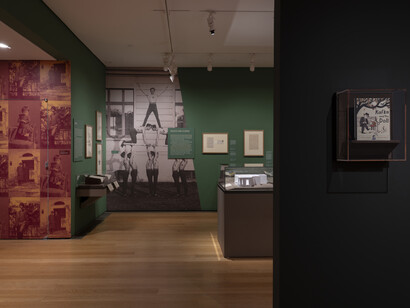 Franz Kafka, exhibition view. Courtesy of the Morgan Library and Museum