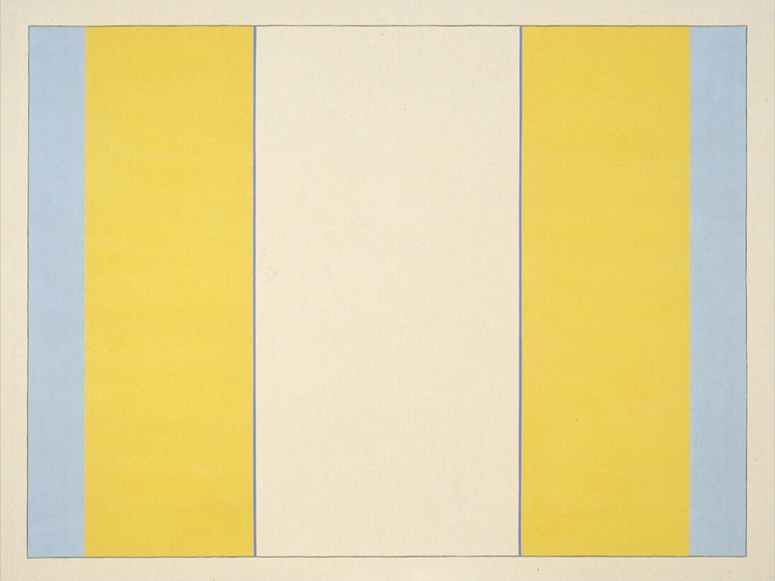 GENE DAVIS , Canary Islands, 1984 , Acrylic on canvas , 67 1/2 x 90 1/2 inches, 171.5 x 229.9 cm 
