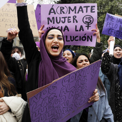 Manifestaciones del Día Internacional de la Mujer alrededor del mundo