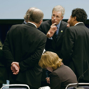 Joel Sternfeld, Stéphane Dion, minister of the environment, Canada, 2005 (negatives), printed 2021. Courtesy of Georgia Museum of Art