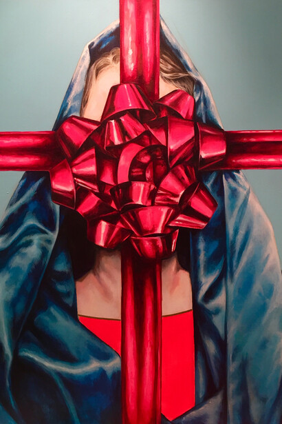 DCG_Afarin Sajedi_ECCE MULIER_New Year_Acrylic on canvas_81 x100 cm