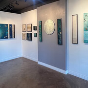 Kim Walker, Rooted: in the presence of Earth, exhibition view. Courtesy of Royse Contemporary