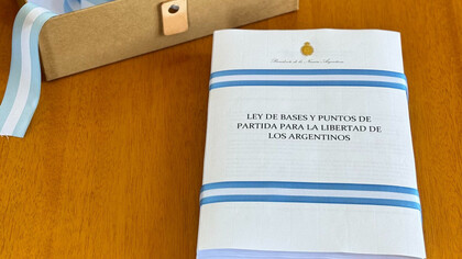 Texto completo de la "Ley de Bases y Puntos de Partida para la Libertad de los Argentinos" aprobada recientemente por el Senado 