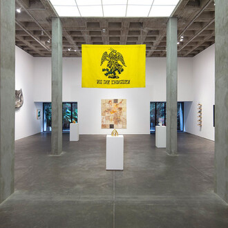 Rubén Ortiz Torres, Repatriación voluntaria, vista de exhibición. Cortesía de la Galería OMR