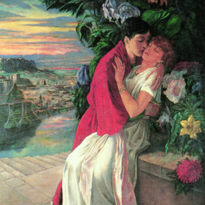 "Un amore del nostro tempo", Tommaso Landolfi, Adelphi, (1965), immagine di copertina