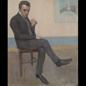 Nikolai Triik, Ritrato di Konrad Mägi © Photo Courtesy of the Art Museum of Estonia / Stanislav Stepashko