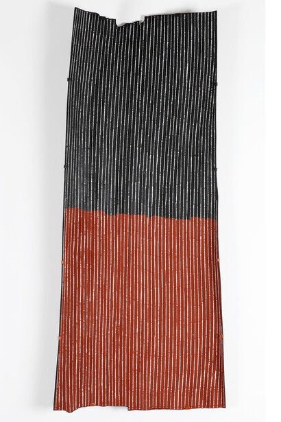 Barbara Puruntatameri, Kayimwagakimi jilamara (detail). Courtesy of Outstation Gallery