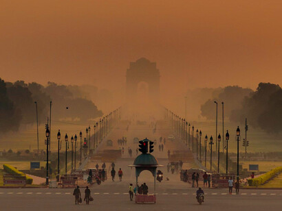 Fossil fuel PM2.5 is mainly emitted in the most populated areas