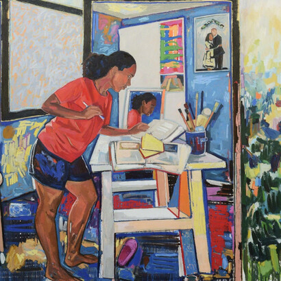 Mequitta Ahuja. Courtesy of Tiwani Contemporary 