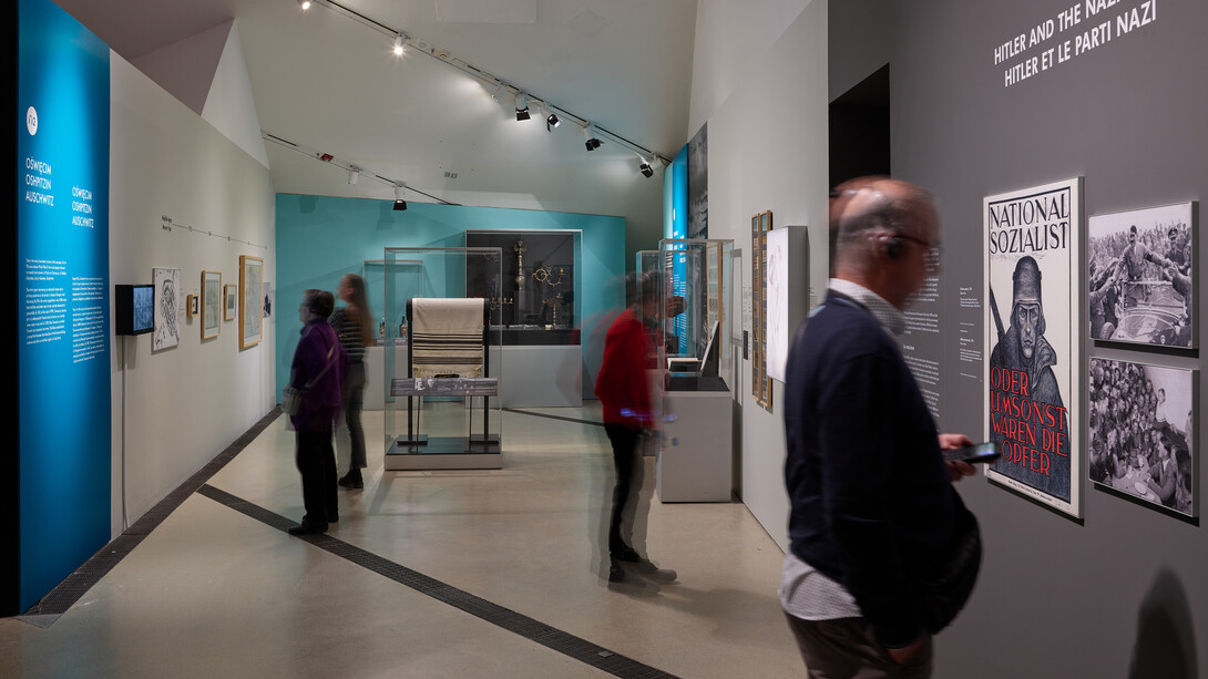 Auschwitz. Pas si longtemps. Pas si loin, vue de l'exposition. Avec l'aimable autorisation du ROM