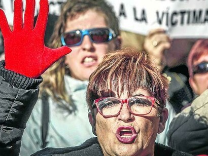 Manifestación en Pamplona contra las agresiones sexuales