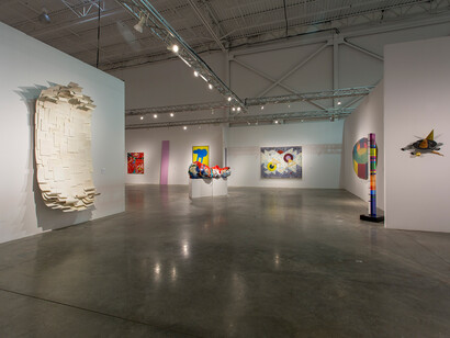 Installation view, Made in California: Selections from the Frederick R. Weisman Art
Foundation, at Mana Wynwood, December 1, 2015. Photo by E. Lee Smith.
