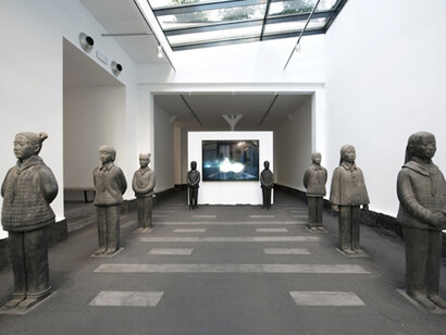 Vue de l'exposition "Contemporary Archeology ", Galerie Templon, Bruxelles 
