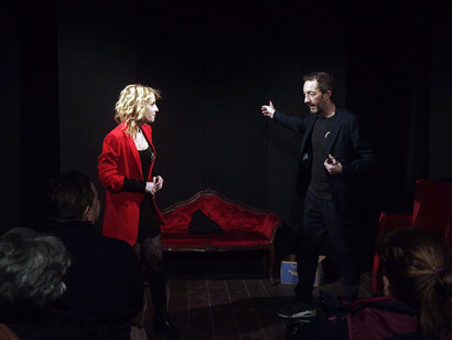 Giusto a metà, view of the performance. Courtesy of Piccolo Teatro di Prova