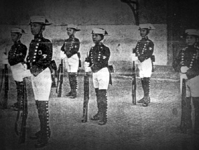 Compañía de Guardias Jóvenes en 1870