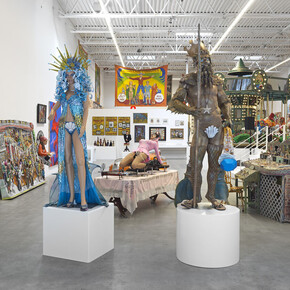 Various artists, Carnival, exhibition view. Courtesy of Jeffrey Deitch Gallery