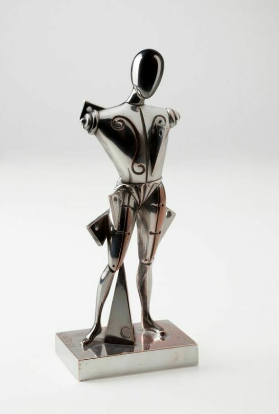 Giorgio de Chirico (1888-1978), Castor, 1973, Silver bronze, 27.5 x 10.5 x 7 cm, Private collection. Courtesy Galleria d’Arte Maggiore, Bologna (Italy)