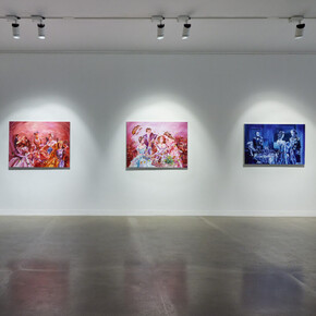 Society: Acts I – IV, exhibition view. Courtesy of JD Malat Gallery