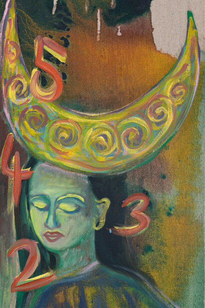 Lucy Stein, Lux feminæ (detail), 2025. Courtesy the artist and Galerie Gregor Staiger, Zurich/Milan