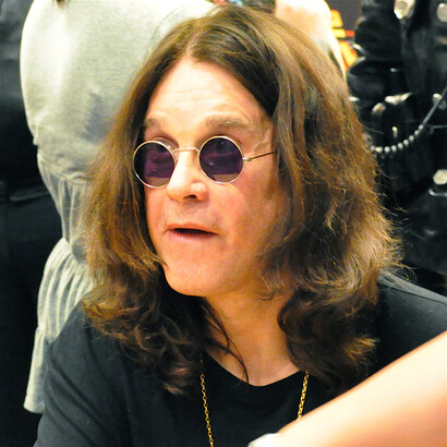 Ozzy Osbourne greets fans while signing his autobiography I Am Ozzy at Borders bookstore in Center City, Philadelphia, January 27, 2010