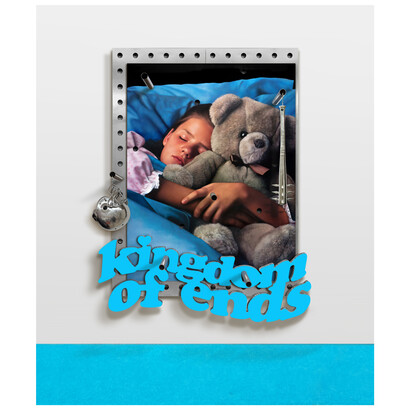 Robin Kid, Kingdom of Ends - VII, 2023, huile sur toile, fonte d'aluminium, acier inoxydable, aluminium, h265×l205xp30 à 150 cm — h104.3xw80.7xd12 to 59 inches. © Courtesy the artist and Templon Gallery, Paris —Brussels — New York