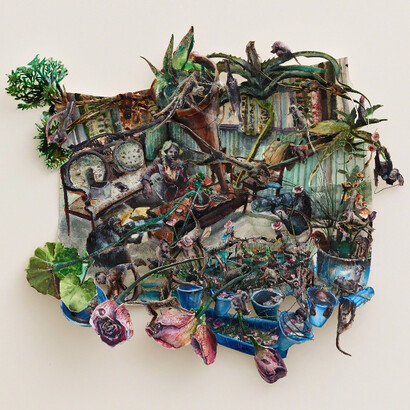 (real evening buoyancy). Courtesy of Diane Rosenstein Gallery