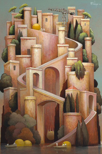 Michiel Schrijver, Unprecedented powers, 2024, Galerie Honingen. Courtesy of Affordable Art Fair Amsterdam