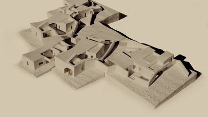 "Herdade da Boavista-Alcácer do Sal", architectural model by Pedro Ressano