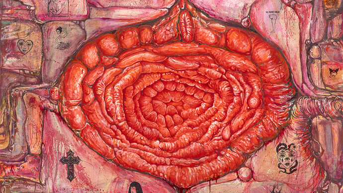 Jang Pa, Gore deco – The origin of the world, 2025. Courtesy of Kukje Gallery 