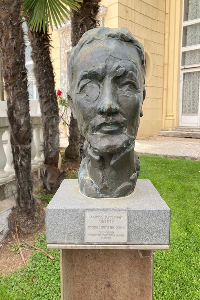 Busto di Anton Chekhov, Abbazia, Opatjia, Croazia, foto di Flavius Roversi