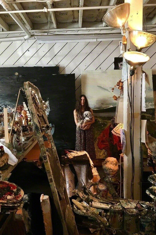 Allison Schulnik. Courtesy of Mark Moore Fine Art 