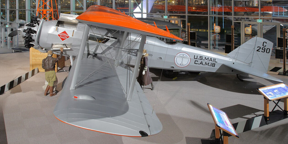 Via Air Mail: America Takes Flight. Courtesy of The Museum of Flight