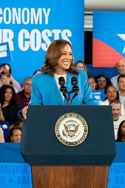 Vice President Kamala Harris introduced her economic policy proposal at the Hendrick Center for Automotive Excellence on the Scott Northern Wake Campus, USA