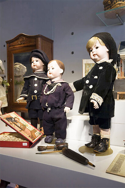 Bambolotti del Museo della Bambola e del Giocattolo
