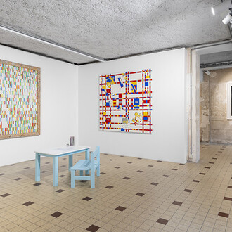 Various artists, Pièces à vivre, exhibition view. Courtesy of Galleria Continua