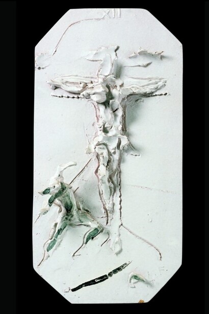 Lucio Fontana, "Via Crucis bianca", 1955, Museo Diocesano Carlo Maria Martini, Milano, Italia 