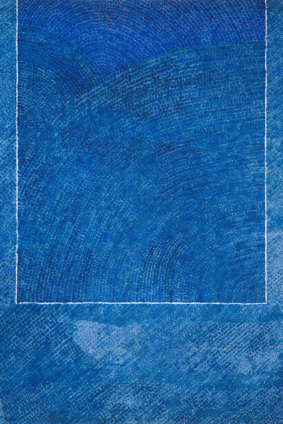 Kim Whanki 김환기, Echo 19-II-73#307 산울림 19–II–73#307 (detail), 1973. Courtesy of Art Institute of Chicago