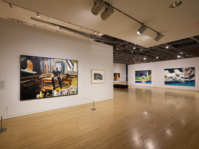Eric Fischl, Historias contadas, vista de exhibición. Cortesía del Phoenix Art Museum