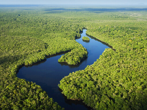 Rio Paraguai e seus afluentes na bacia hidrográfica do Pantanal entre os estados de Mato Grosso do Sul e Mato Grosso, Brasil