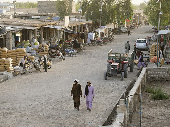 War Story. Afghanistan Trip May-June 2013, Forward Operating Base Camp Shawqat, View from Sanger 2, early evening June 2013
