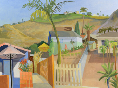 Celia Reisman, Golden hill, 2015. Courtesy of Paul Thiebaud Gallery 