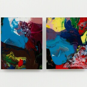 Etel Adnan & Gerhard Richter, Exhibition view. Courtesy of The FLAG Art Foundation