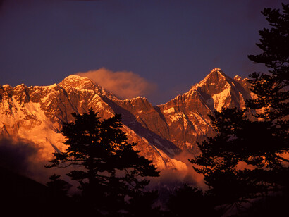 Monte Everest visto da Dingboche, Nepal