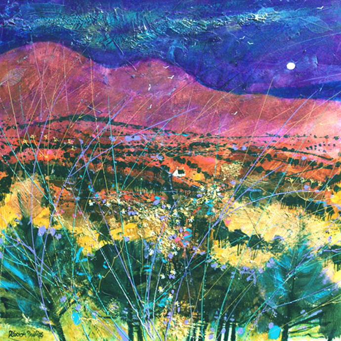 Deborah Phillips, Blueberry Sky Landscape