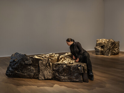 Cristina Iglesias, The shore, exhibition view. Courtesy of Hauser & Wirth